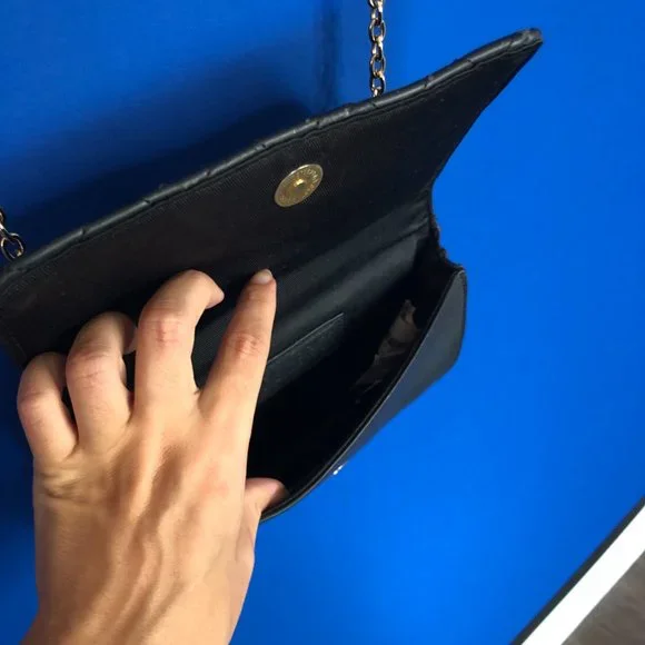 Forever 21 Cute Lace Vinyl Crossbody Bag in Black - Picture 4 of 6